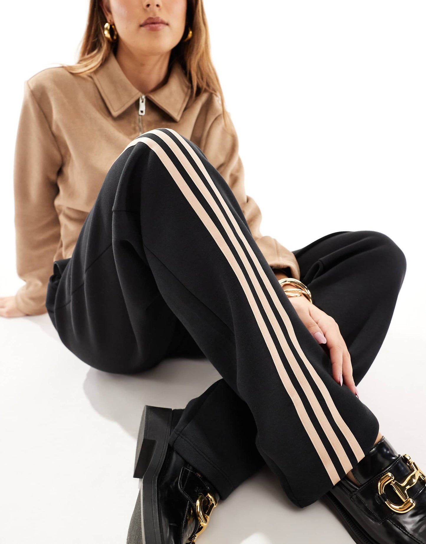 Oversized 3-Stripes Sweat Pants