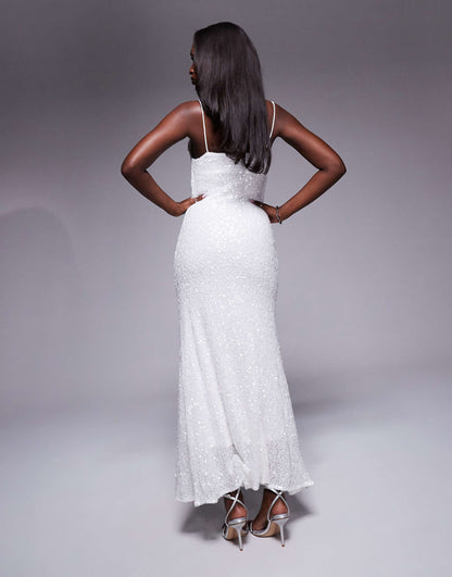 Bias Cut Midaxi Dress