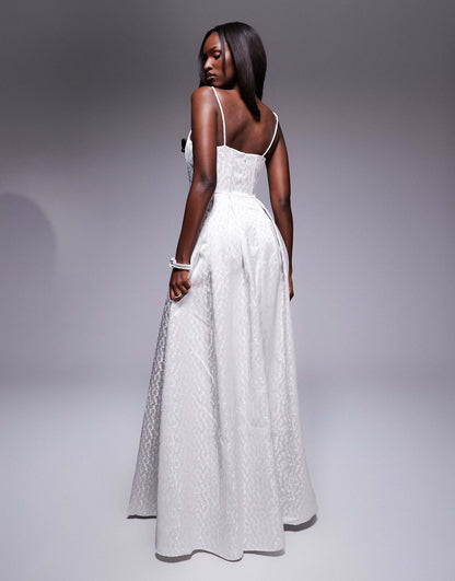 Brocade Maxi Dress