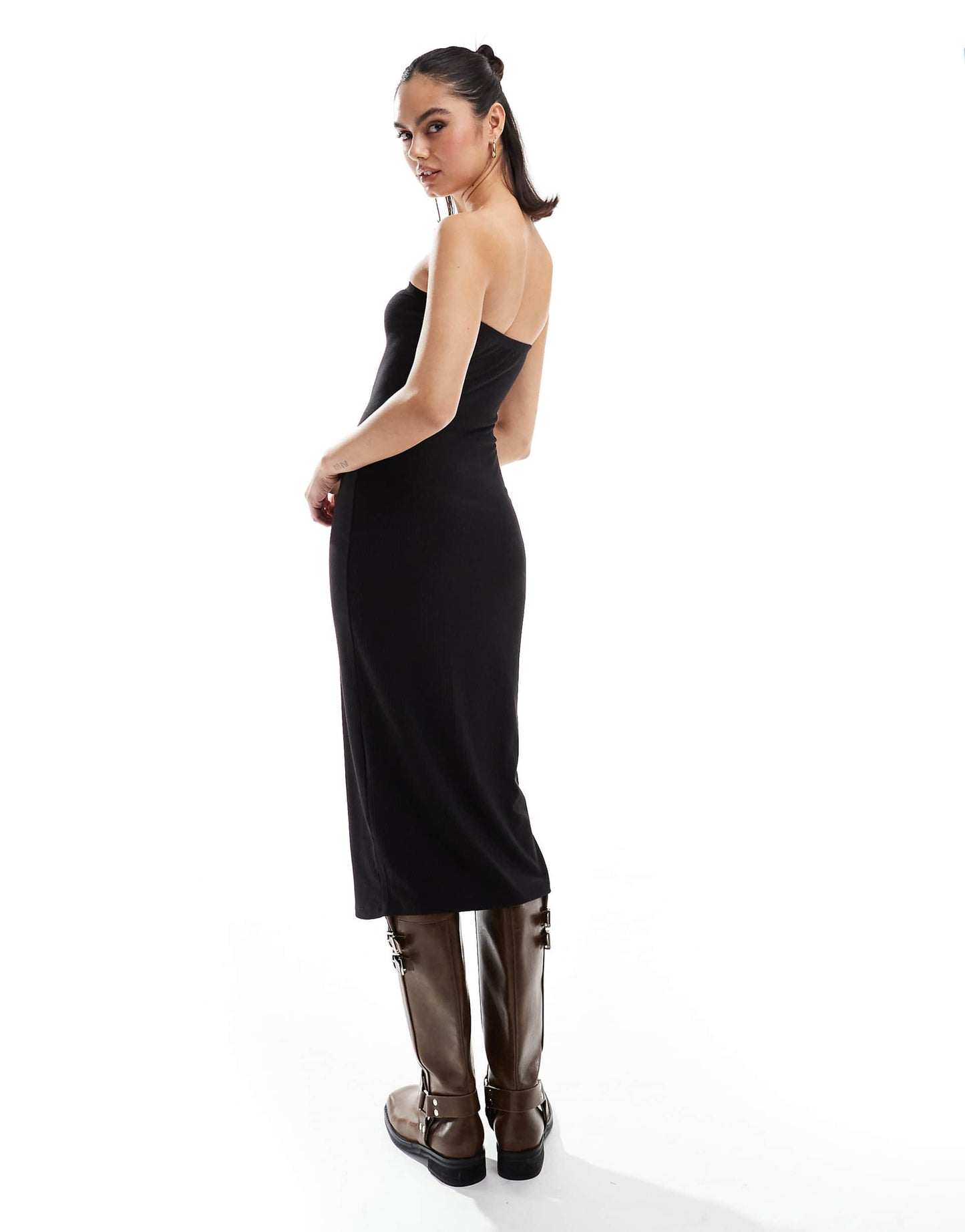 Bandeau Bodycon Midi Dress
