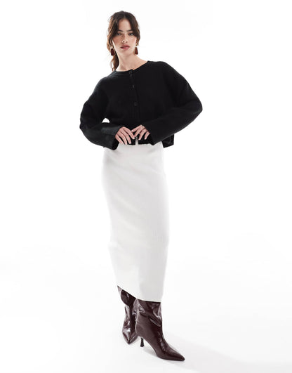 Knitted Midi Skirt