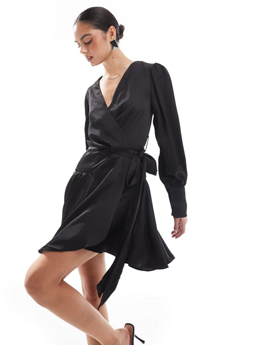 Wrap Mini Dress