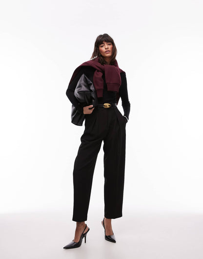 Merino Wool Knitted Rib Top