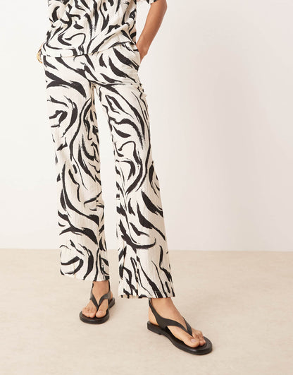 Wide Leg Trouser Co-Ord