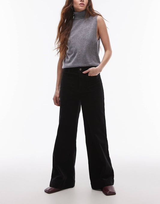 Cord Wide Leg Jeans
