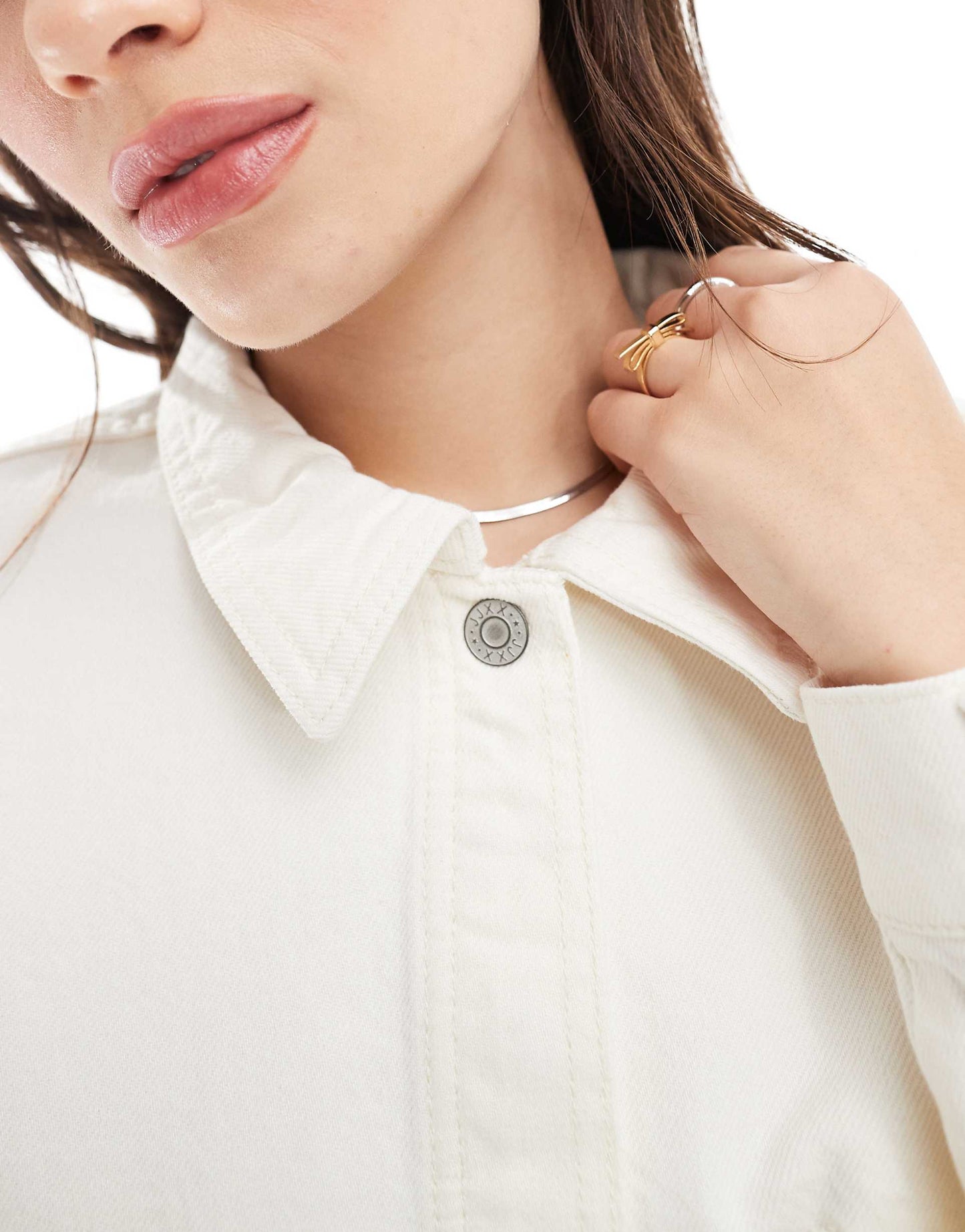 Denim Overshirt With Pockets