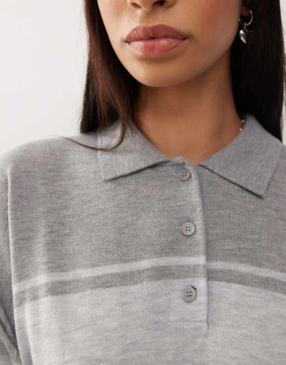 Joline Oversized Polo Jumper