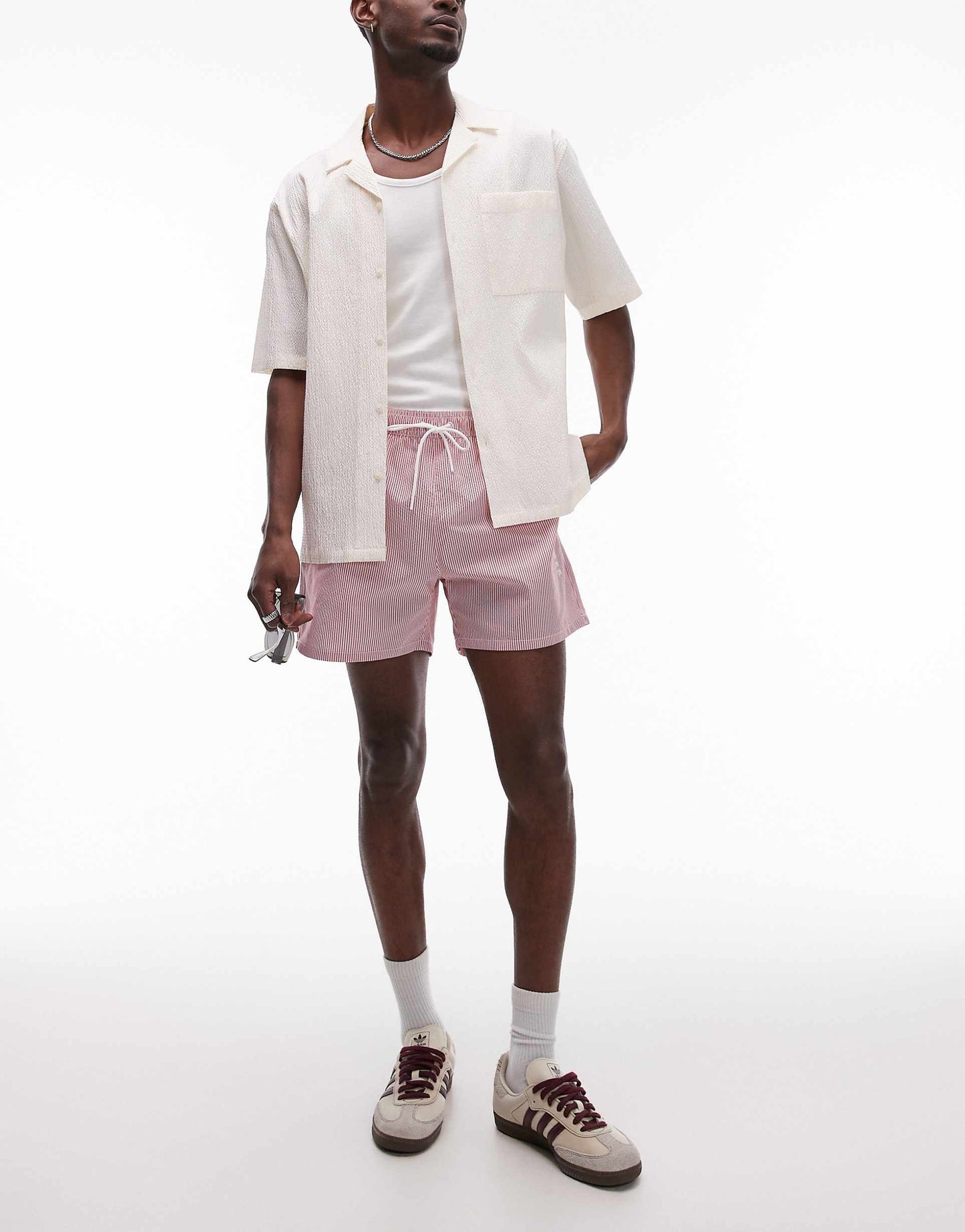 Side Logo Drawstring Swim Shorts