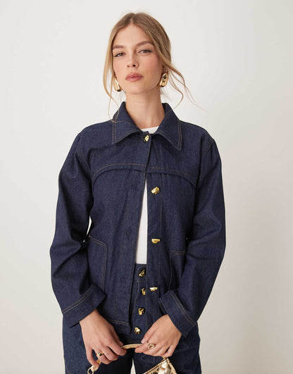 Denim Drill Jacket Co-Ord