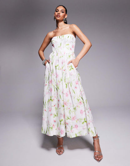Corset Midi Dress