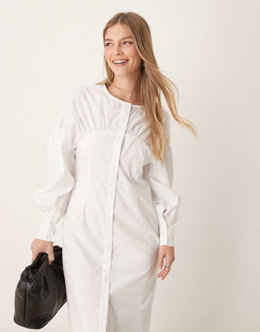 Shirt Midi Dress