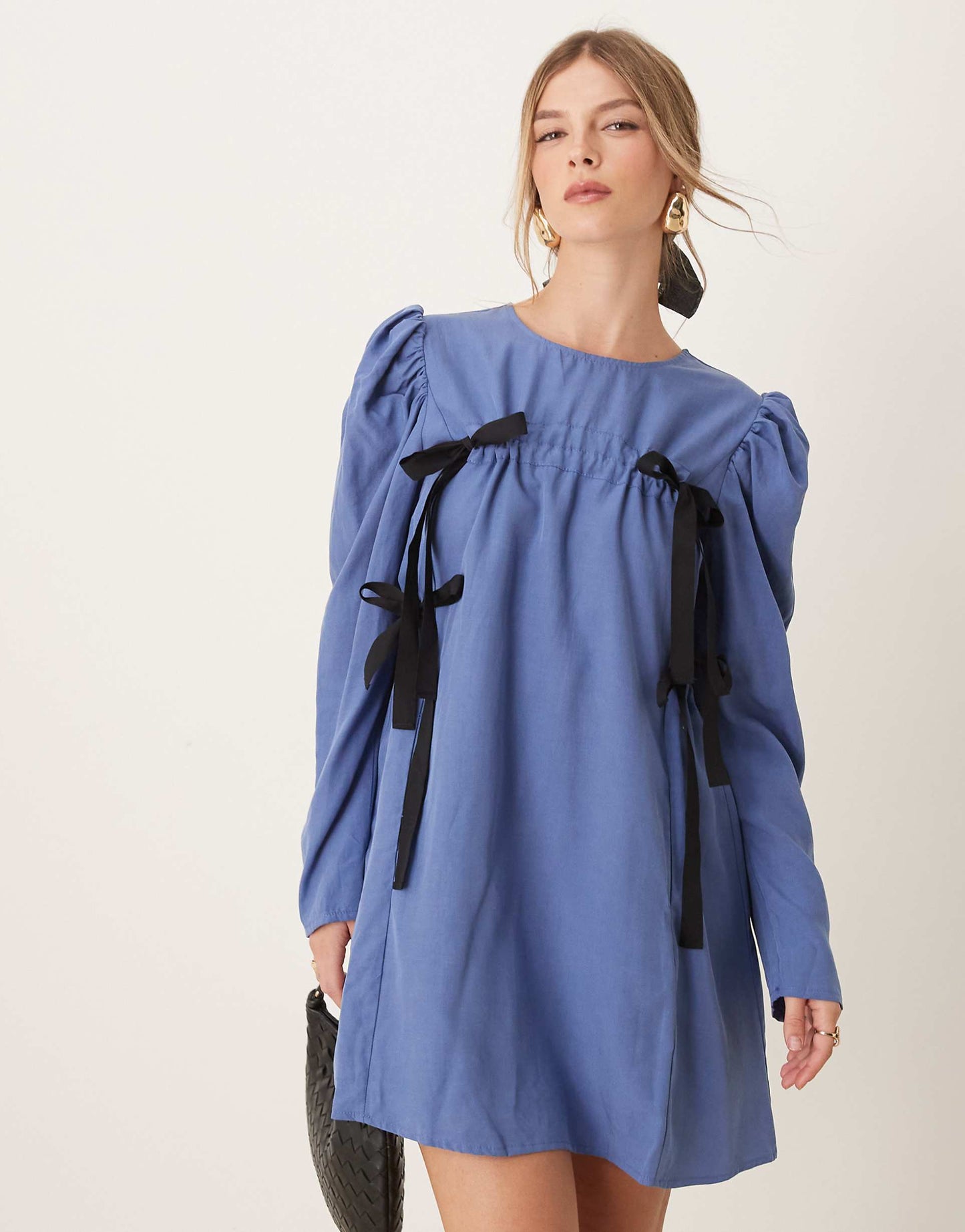 Drawstring Mini Dress