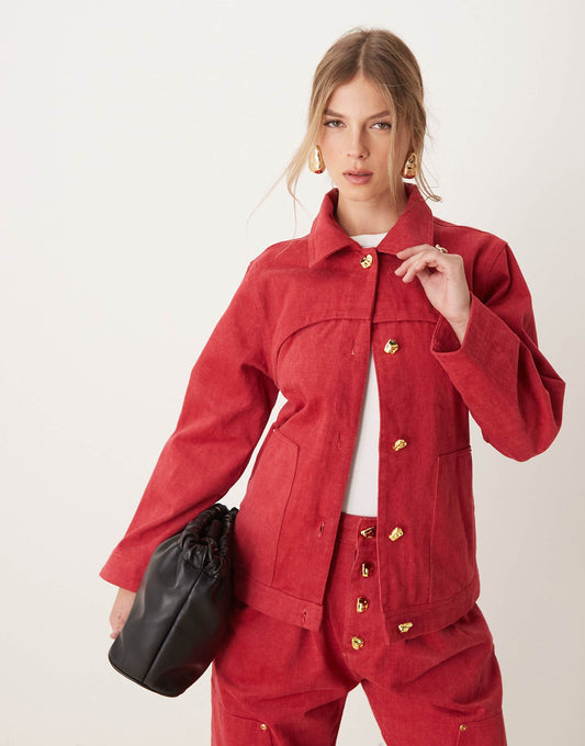 Denim Drill Jacket Co-Ord