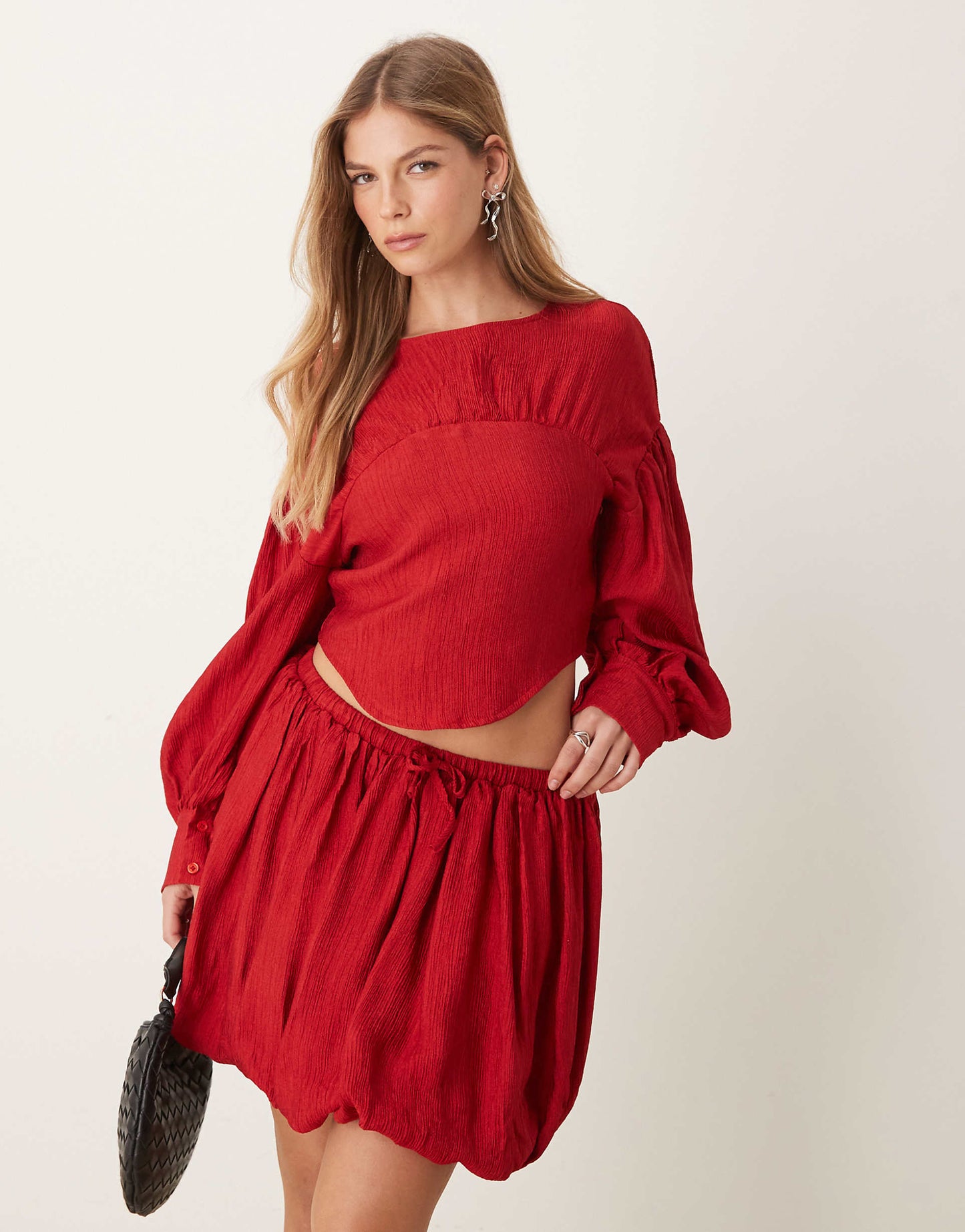 Bubble Mini Skirt Co-Ord