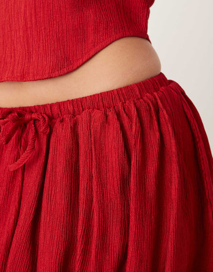 Bubble Mini Skirt Co-Ord