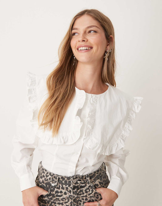 Oversized Collar Blouse