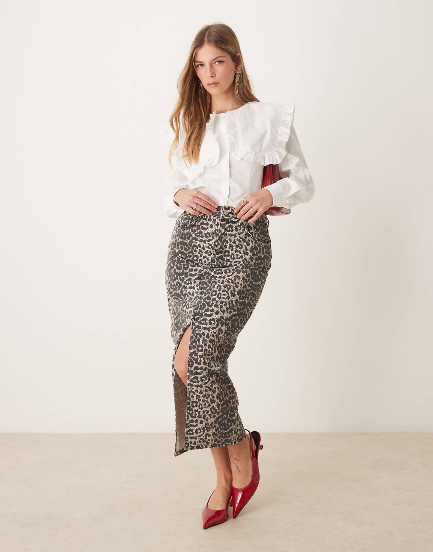 Oversized Collar Blouse