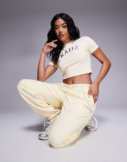 Embroidered Logo Cuffed Joggers Co-Ord