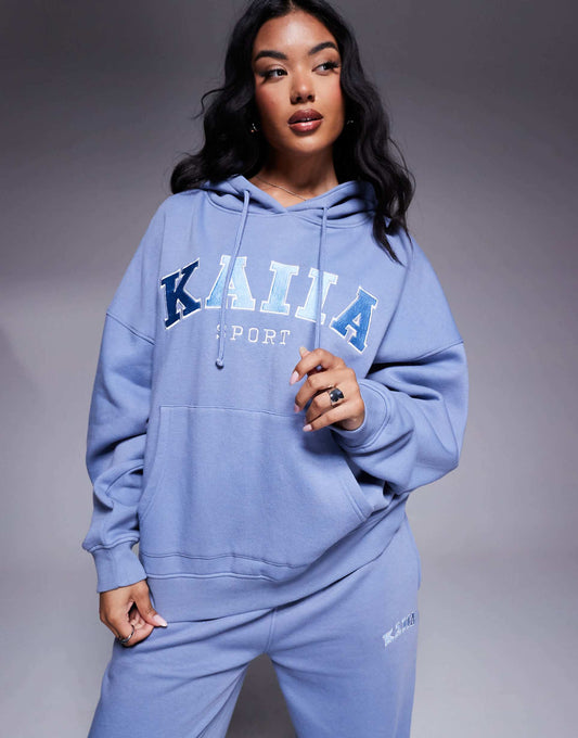 Embroidered Logo Sport Hoodie Co-Ord