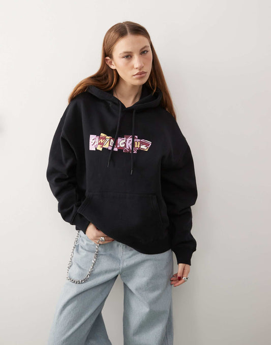 Hoodie With Chest Print