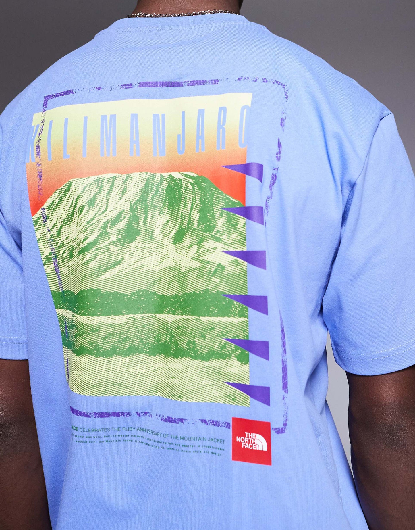 Kilimanjaro Unisex Oversized Backprint T-Shirt