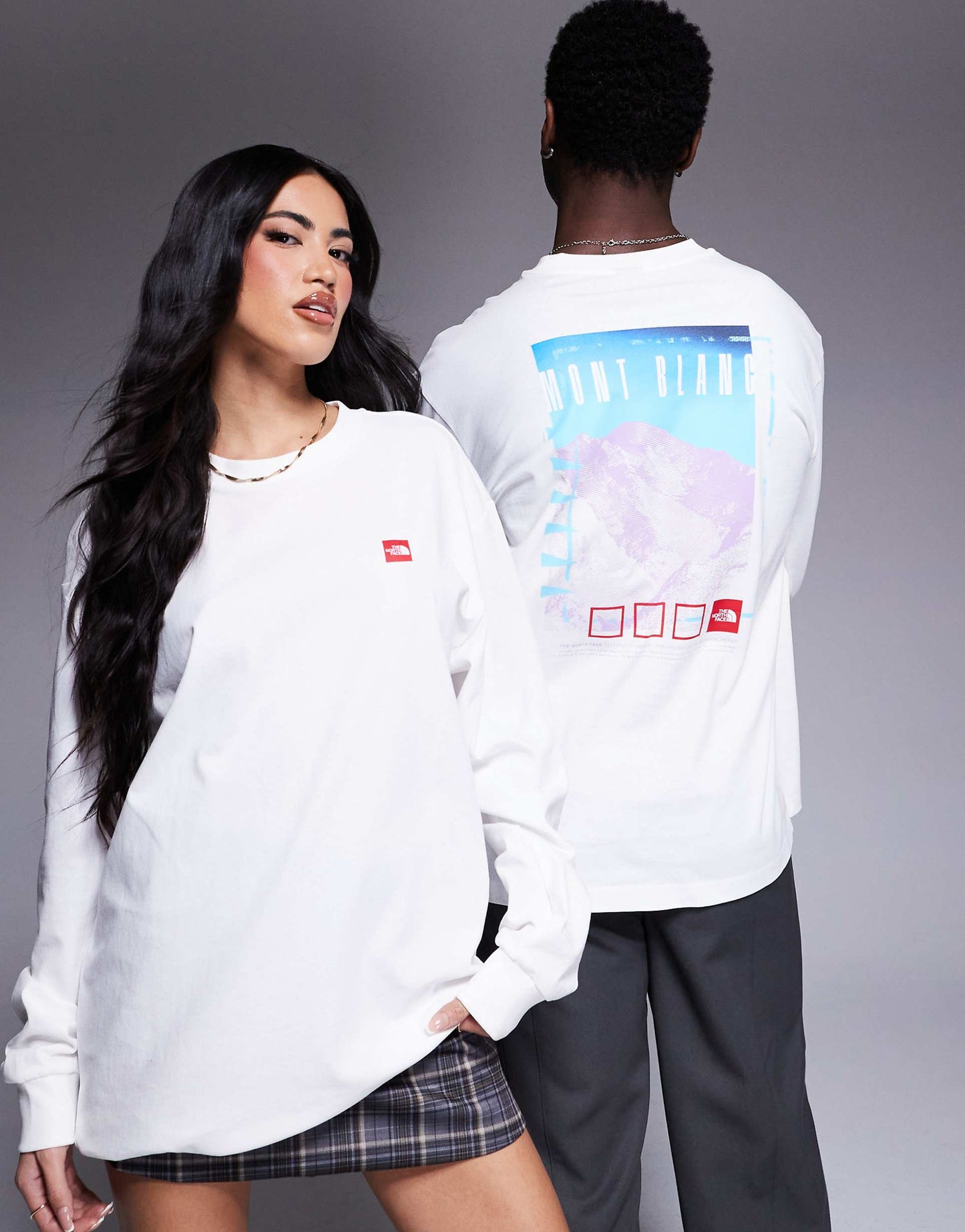 Mont Blanc Unisex Backprint Long Sleeve T-Shirt