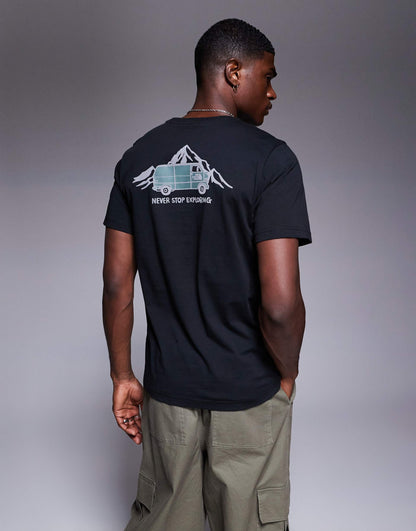 Camping Van Backprint T-Shirt