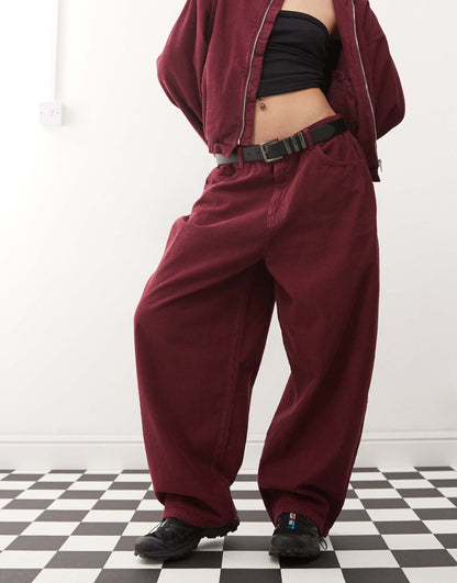 Cord Barrel Leg Jean Co-Ord