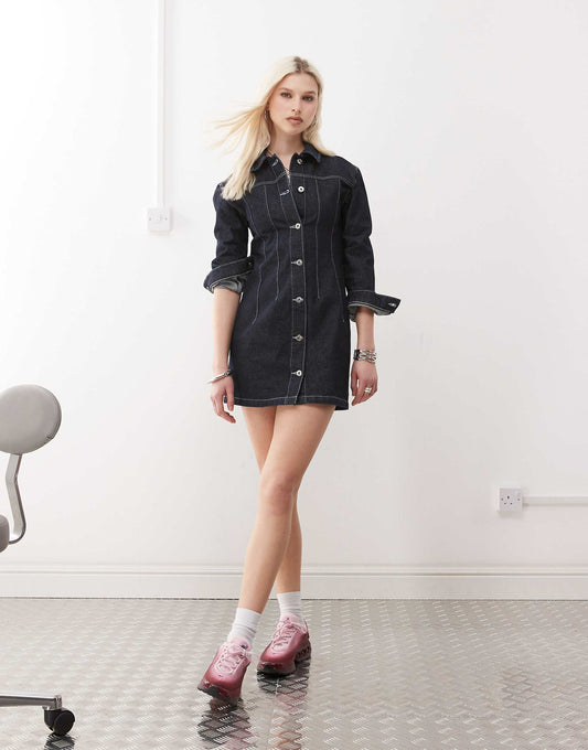Denim Shirt Dress