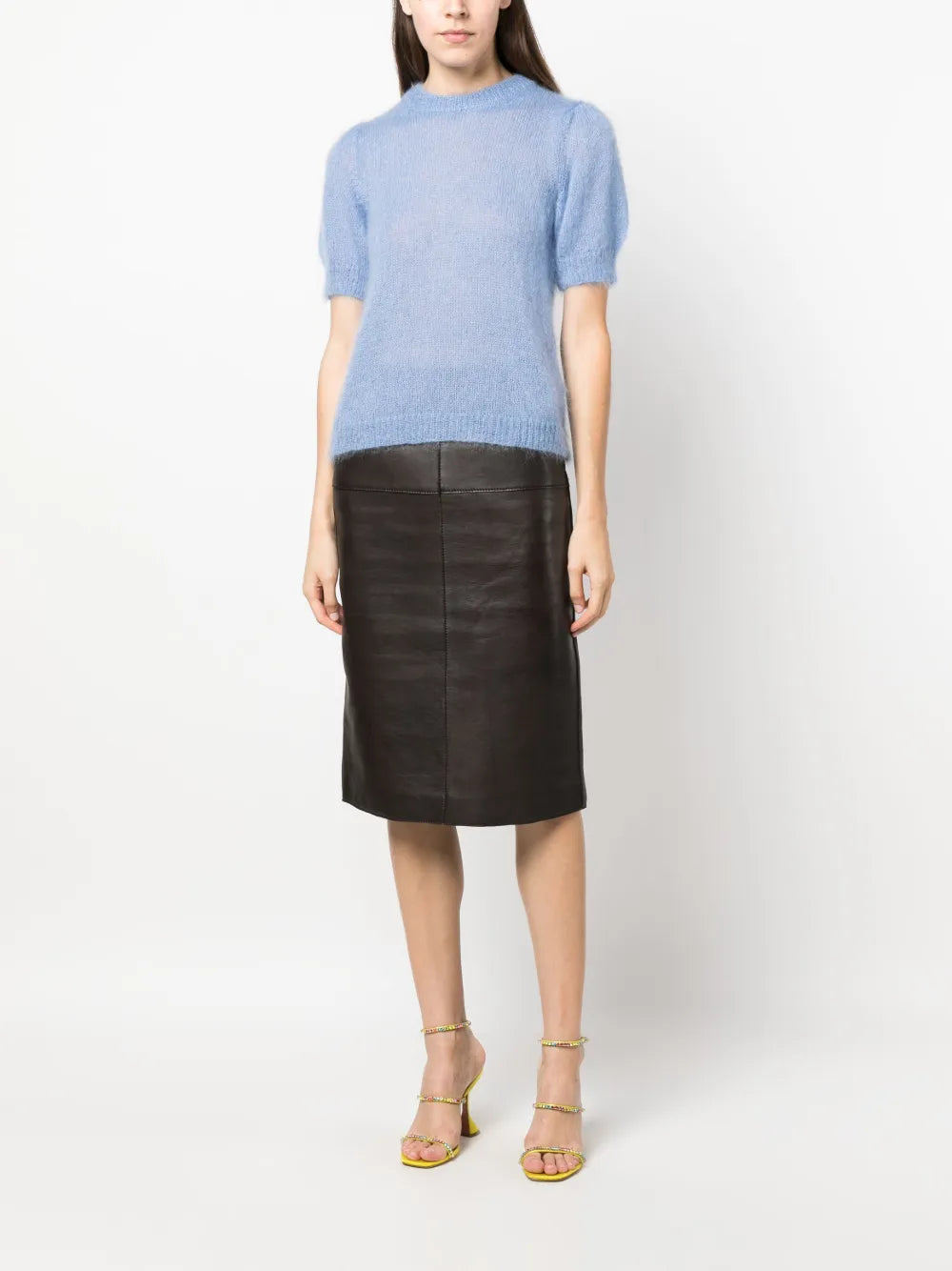 Short-Sleeve Knitted Top