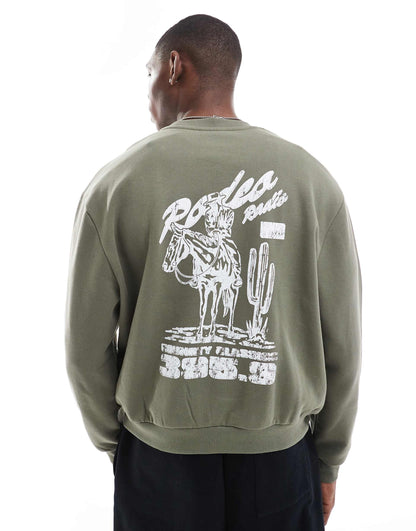 Oversized Sweatshirt With Print