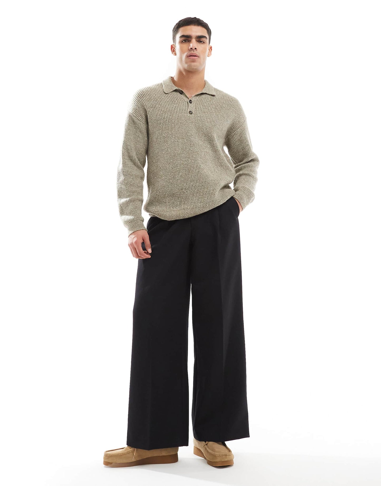 Fisherman Knit Polo