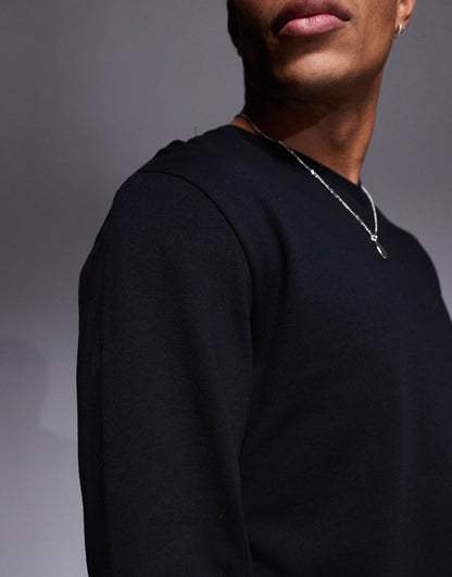 Heavyweight Long Sleeve V-Neck T-Shirt