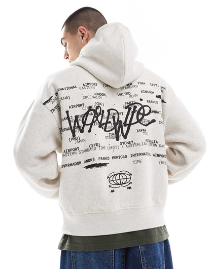 City Back Graphic Hoodie