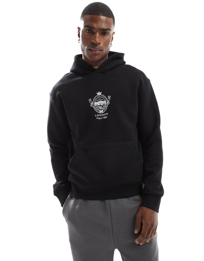 Hotel Llaves Back Printed Hoodie