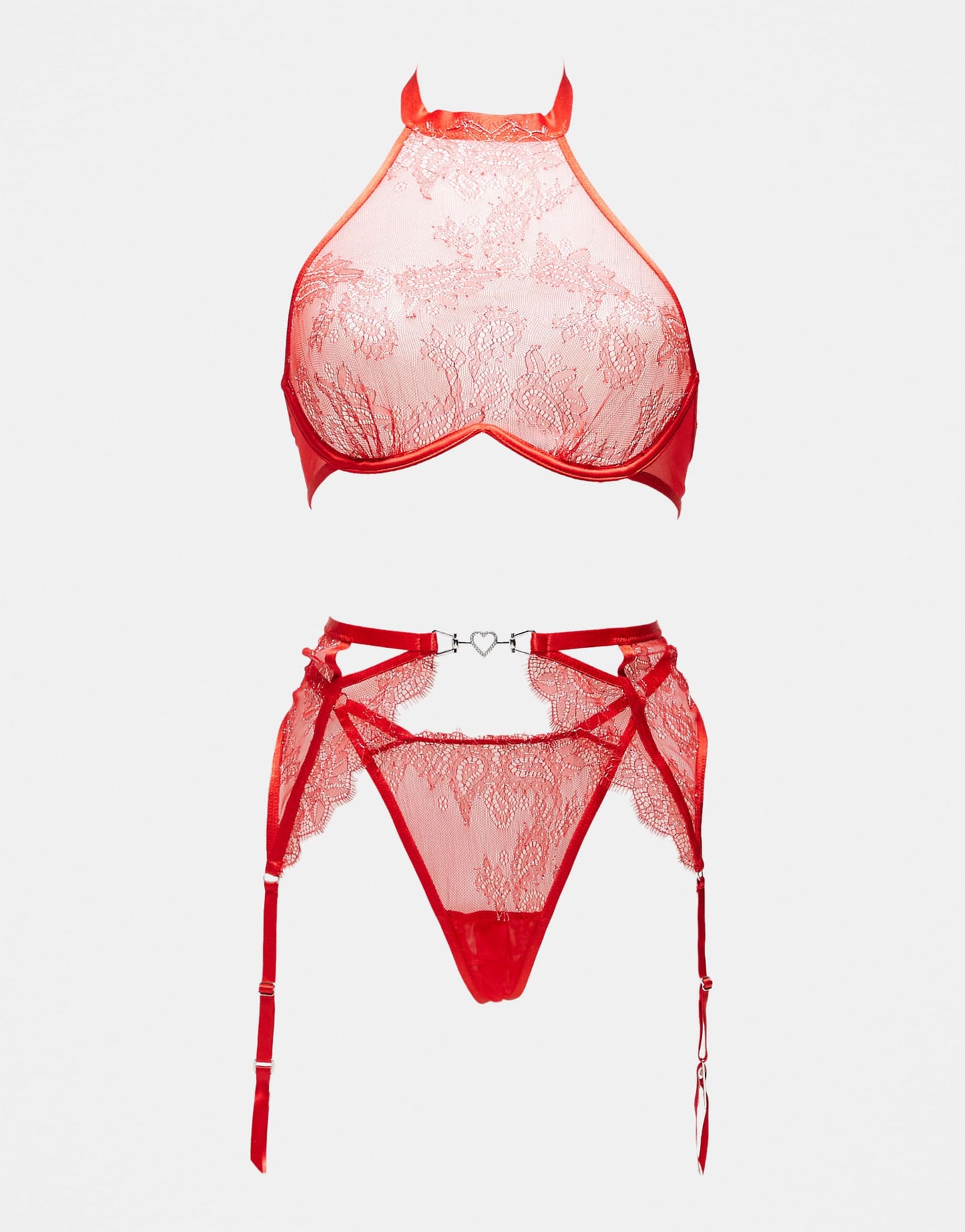 Glimmer 3 Pc Crotchless Set