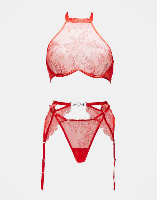 Glimmer 3 Pc Crotchless Set