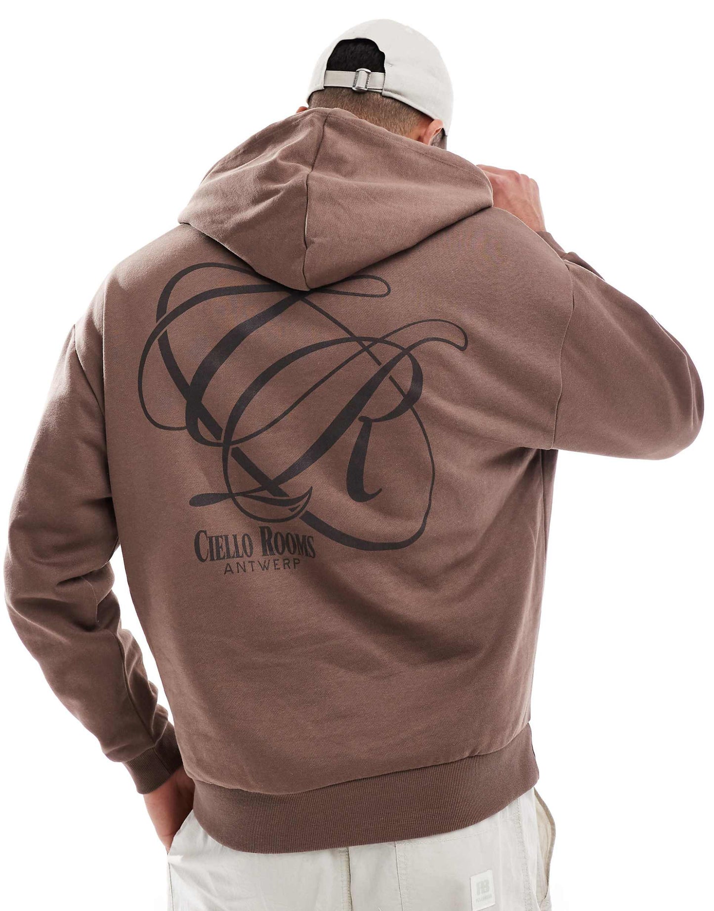 Oversized Hoodie With Print