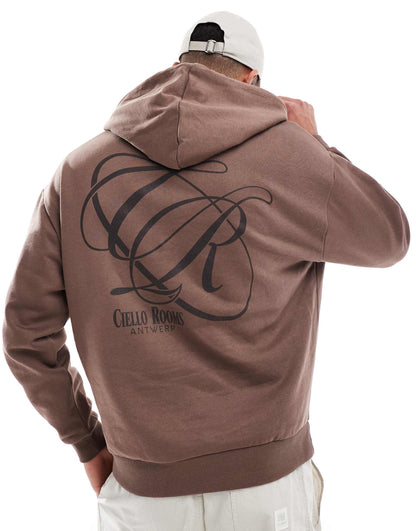 Oversized Hoodie With Print