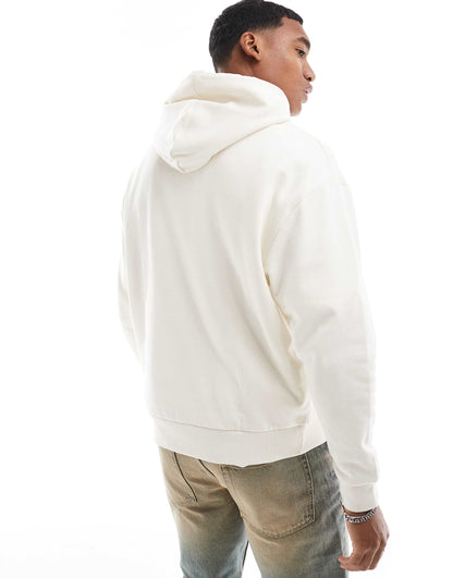 Oversized Hoodie With Chest Print