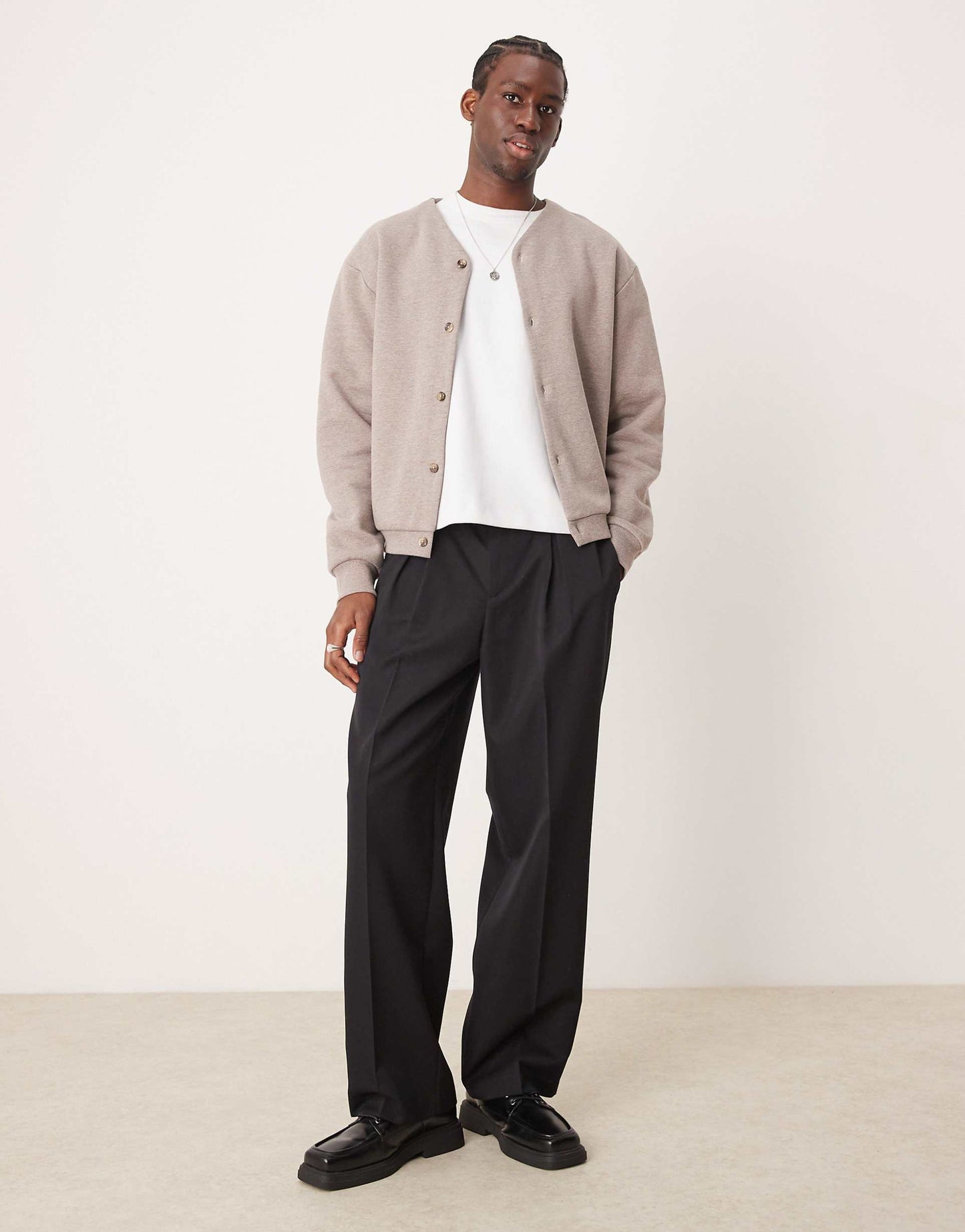 Heavyweight Oversized Boxy Cardigan