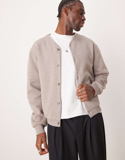 Heavyweight Oversized Boxy Cardigan