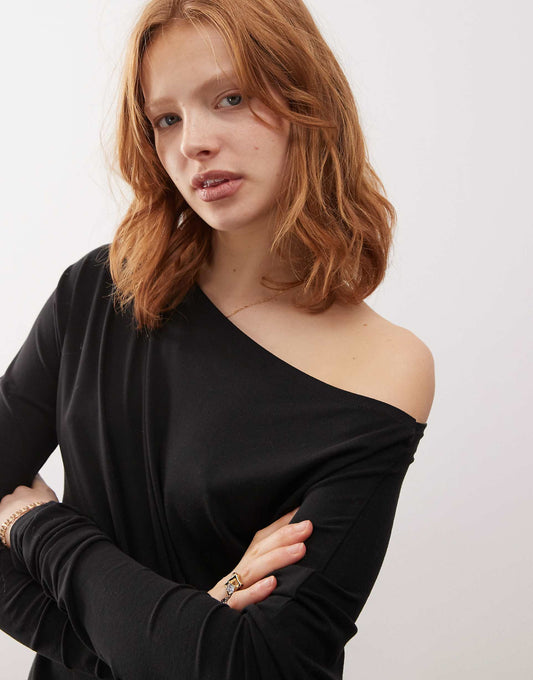 Drapey Long Sleeve Top