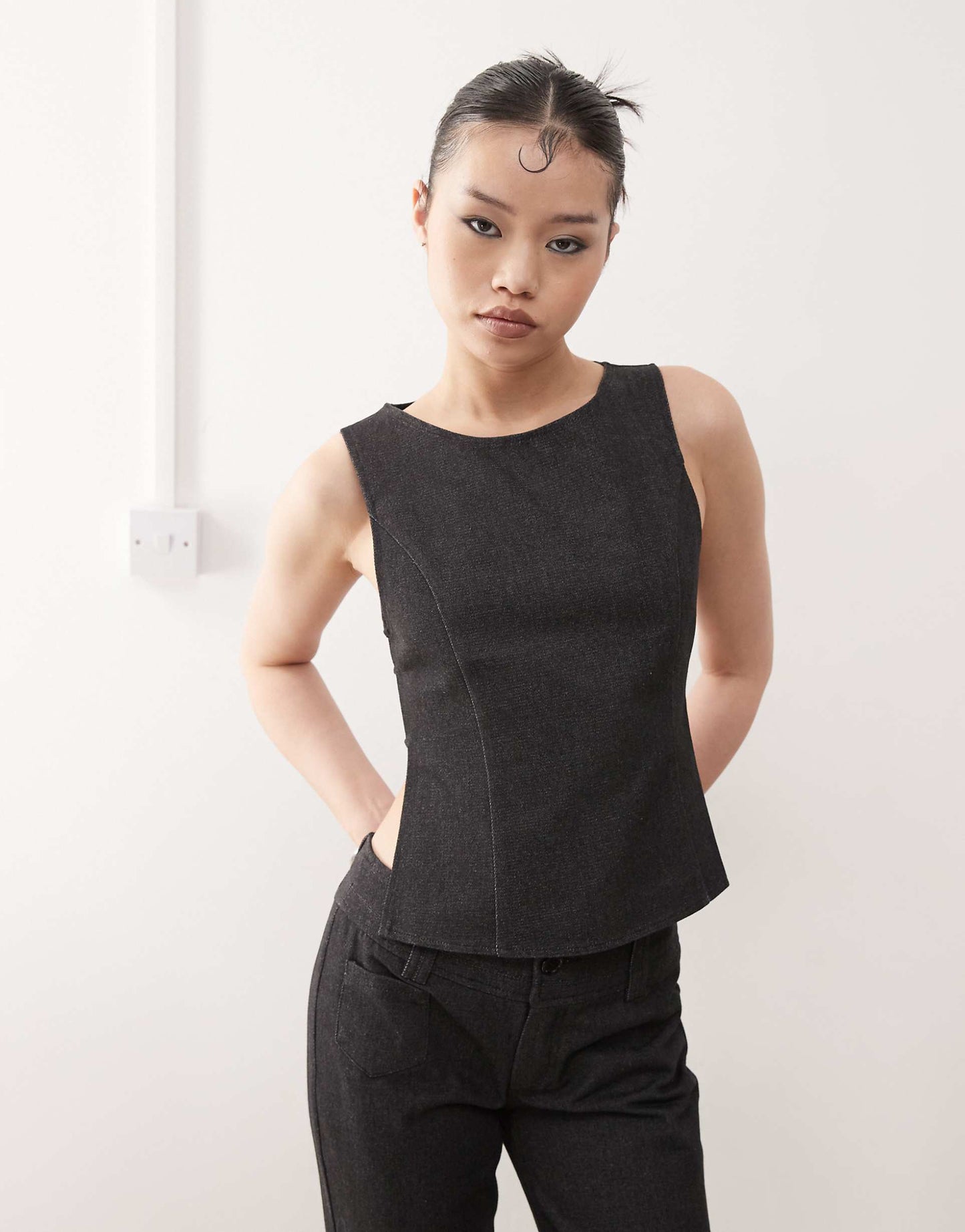Saima Open Back Co-Ord Tank Top