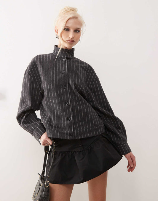 Lastika Pinstripe Jacket