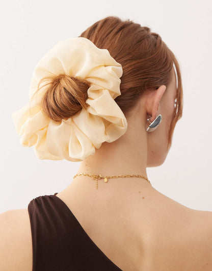 Oversized Chiffon Scrunchie