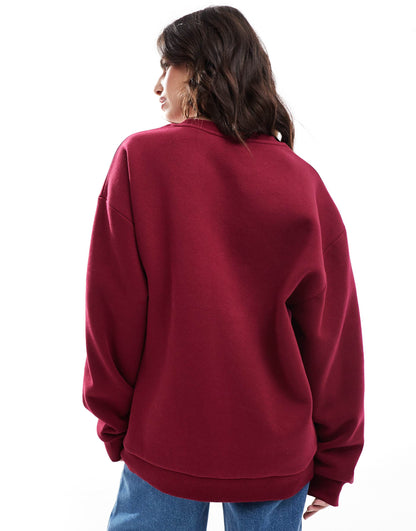 Sweatshirt With Leopard Paris Graphic