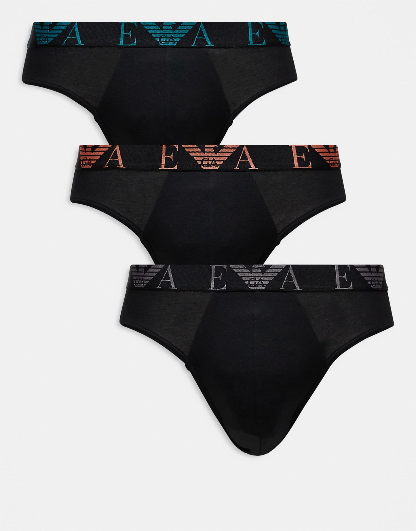 Bodywear 3 Pack Bold Monogram Logo Briefs