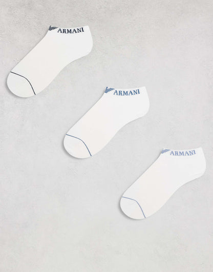 Bodywear 3 Pack Logo Trainer Socks