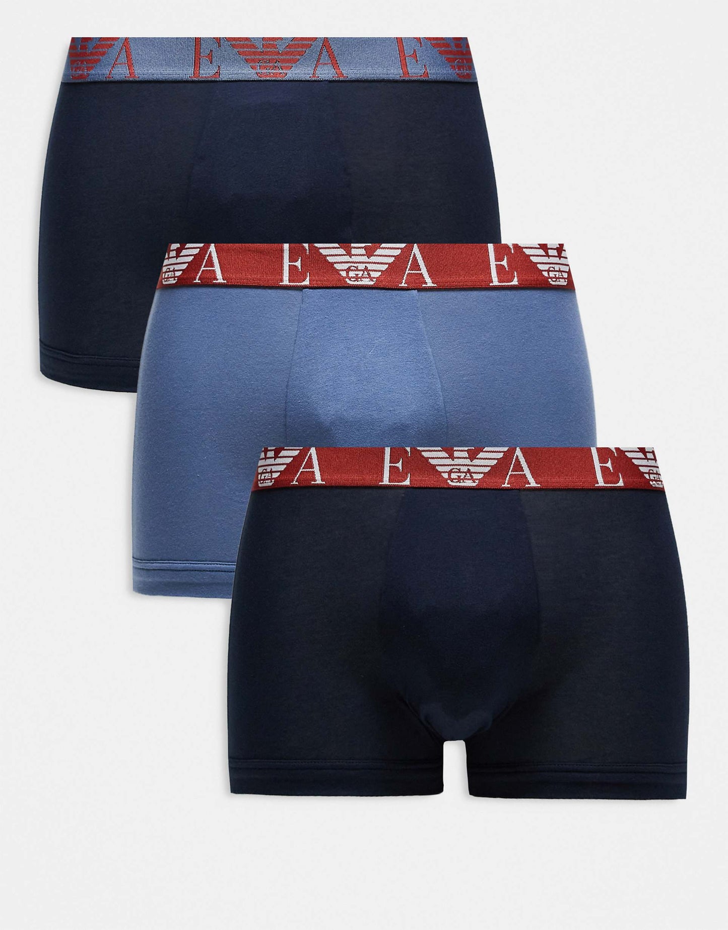 Bodywear 3 Pack Bold Monogram Logo Trunks